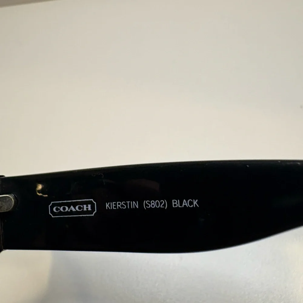 COACH KIERSTIN (S802) BLACK COACH SUNGLASSES 55•17•130 SUNGLASSES FRAMES ONLY - Picture 8 of 12